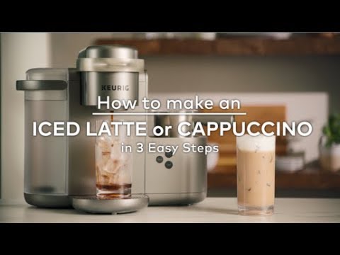 How to make an Iced Latte or Cappuccino in 3 Easy Steps