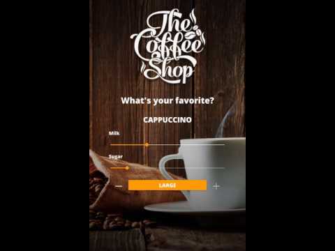 Qt Quick Controls 2 – Coffee machine demo