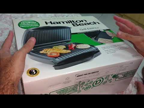 Unboxing do Grill Hamilton Beach Que Você Respeita Pela Praticidade!