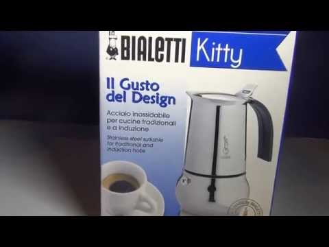 Bialetti Kitty Nera 4 Cup Espresso Coffee Maker in Stainless Steel review