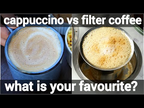filter coffee vs cappuccino recipe – whats your favourite coffee? | types of coffee recipes