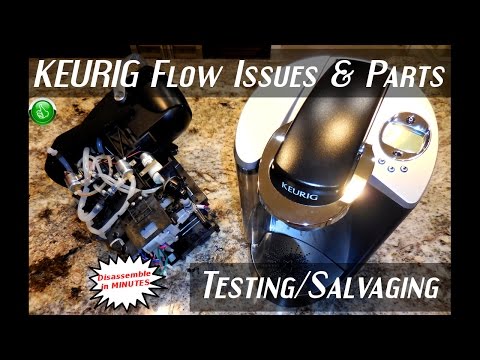 KEURIG Disassembly & Parts Testing(RESTRICTED Flow Issue)