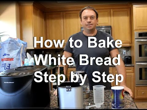 How To Bake White Bread in Bread Machine by Hamilton Beach