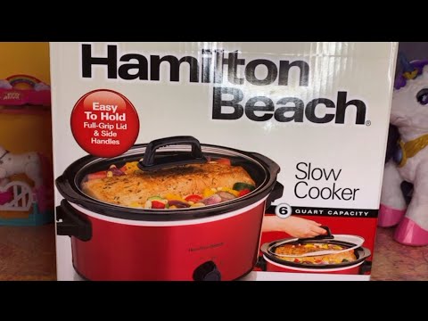 UNBOXING AND PRODUCT REVIEW OF HAMILTON BEACH SLOW COOKER (CROCKPOT) – CT FAMILY
