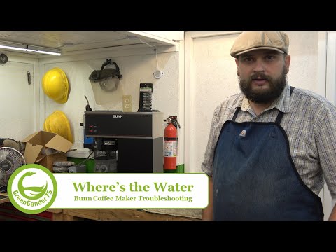 Where's the Water | Bunn Coffee Maker Troubleshooting