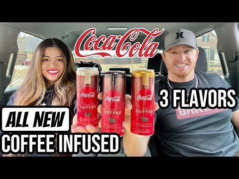 Coca Cola Coffee Infused (Vanilla, Dark Blend, & Caramel) Review☕️