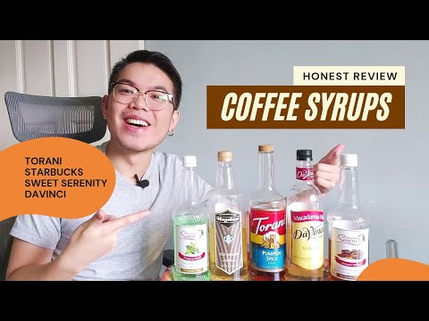Coffee Syrups Honest Review! (Torani vs. Starbucks vs. DaVinci vs. Sweet Serenity)