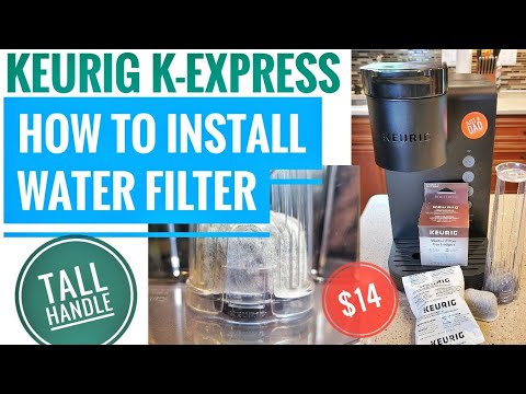 Keurig Water Filter Cartridge Installation K-Express Coffee Maker K Cup Better Tasting Coffee How To