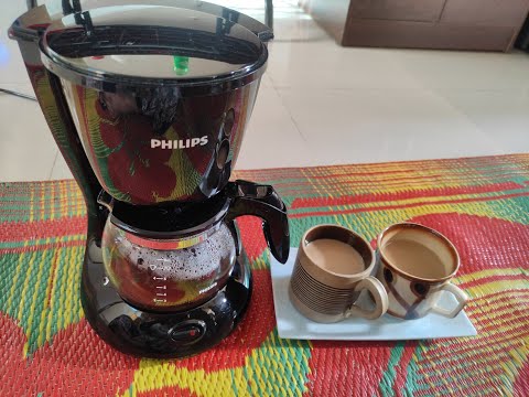 Philips Coffee Maker HD 7431/20  700 Watt ,Daily Coffee Maker Demo