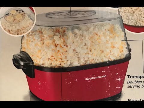 Hamilton Beach popcorn popper (or coffee beans)