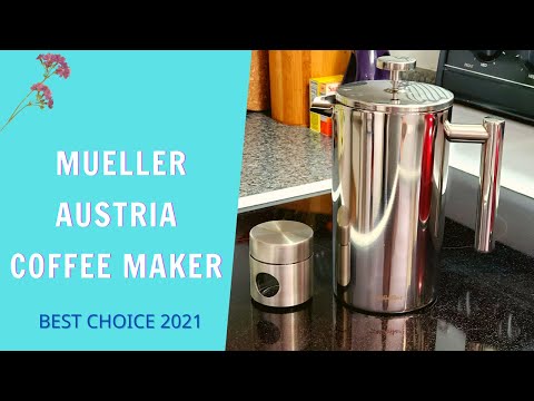 Mueller Austria Coffee Maker Review & Instructions 2021 | Mueller French Coffee Maker Test