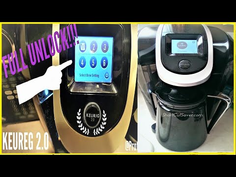 Best K Cup Coffee Maker 2021 : Keurig 2 0 Hack All K-cups and Unlock All Menus