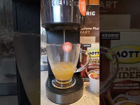 Keurig Mott's Hot Apple Cider K Cup Keurig K Supreme Plus SMART Coffee Maker