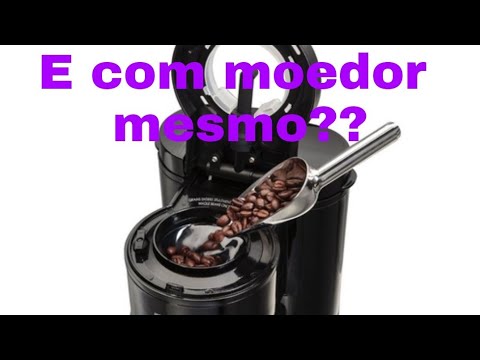 Cafeteira Hamilton Beach com moedor!