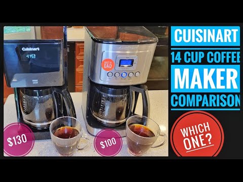 Cuisinart 14 Cup Coffee Maker Comparison Perfectemp & Touchscreen DCC-T20 COMPARISON
