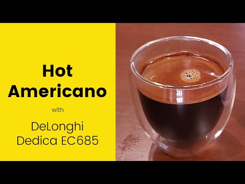 HOW WE MAKE AMERICANO COFFEE AT HOME | Delonghi Dedica EC685 | Timemore Chestnut C2 | Home Barista