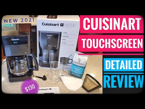 DETAILED REVIEW Cuisinart 14 Cup Touchscreen Coffee Maker DCC-T20 How To Make Coffee