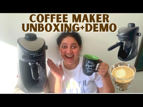 Morphy Richards Coffee Maker: Unboxing, Demo & Review | Coffee Machine