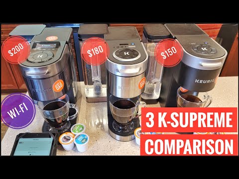3 Keurig K-Supreme Plus Smart Single Serve K Cup Coffee Maker COMPARISON Of All 3 Side by Side
