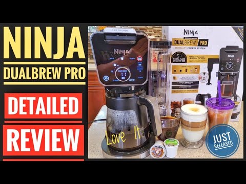 REVIEW Ninja CFP301 DualBrew PRO Specialty 12 Cup Coffee Maker Single Serve K Cup Pod Machine Latte
