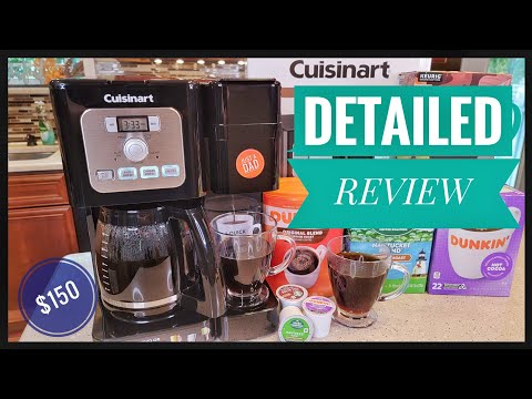 DETAILED REVIEW Cuisinart SS-12 Coffee Center Brew Basics Coffee Maker K-Cup Duo Brewer