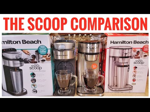 Hamilton Beach The Scoop 49987 Single Serve Coffee Maker Comparison Model 49981