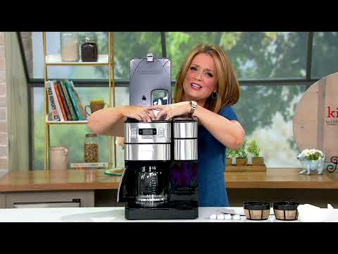 Cuisinart Grind and Brew Plus 12-cup and Single Serve Coffee Maker on QVC