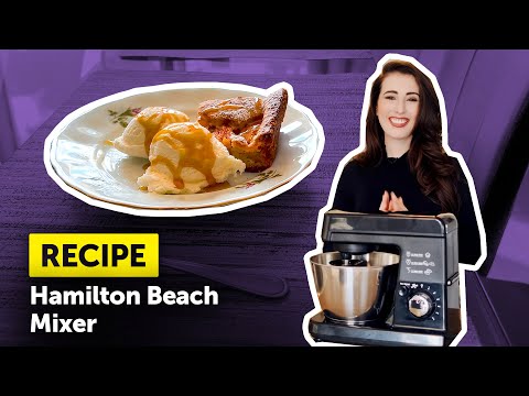APPLE CAKE RECIPE using the Hamilton Beach Six Speed Stand Mixer