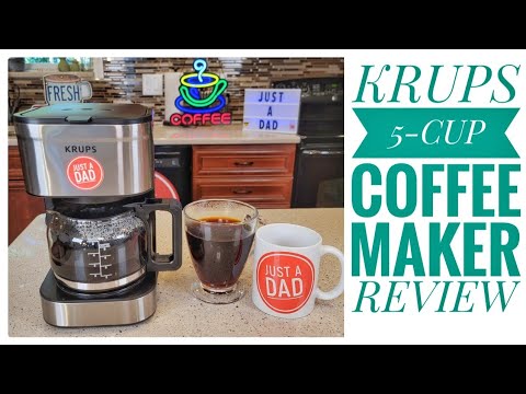 Review KRUPS Simply Brew Compact 5 Cup Coffee Maker    How To Make Coffee With It