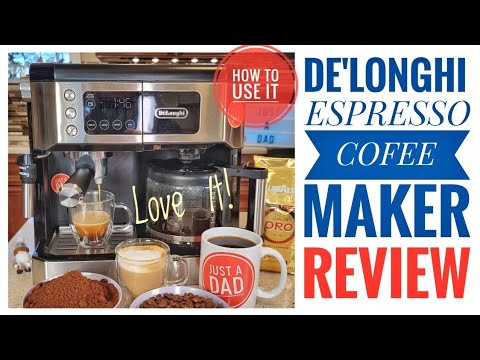 I LOVE De Longhi Espresso & Coffee Maker All In One REVIEW & How To Make Cappuccino