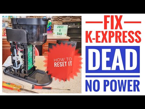 How To Fix Keurig K-Express Coffee Maker No Power Dead Not Working RESET IT