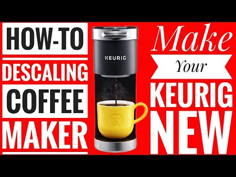 How To: KEURIG K-Mini DESCALING (Simple DIY) Single Coffee Brewers Halefresh 💯😁