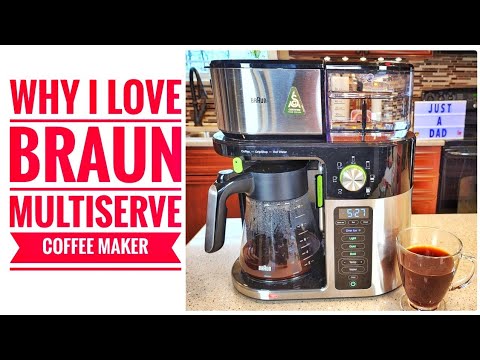 REVIEW BRAUN Multiserve 10 cup Coffee Maker & Hot Water SCA Certified COFFEE TASTE GREAT!