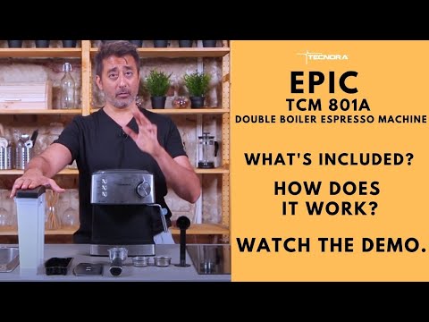 EPIC TCM 801A Espresso Machine DEMO