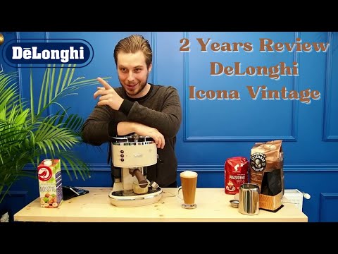 REVIEW DeLonghi Icona Vintage AFTER 2 YEARS ECOV 311.BG Vintage  Espresso Machine + Live Coffee Demo