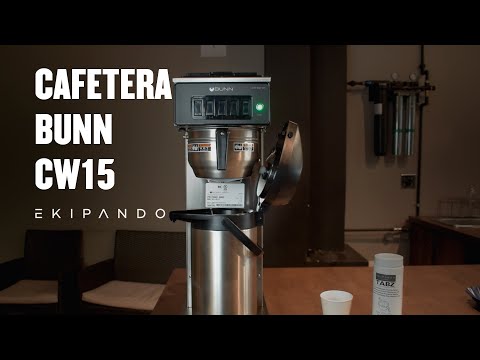 Como usar Cafetera BUNN-CW15- INSTALACIÓN-USO-LIMPIEZA