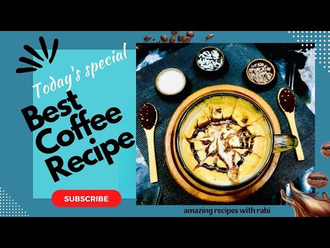 Coffee Recipe Without Beater | Homemade Creamy, Fluffy, Frothy Coffee By Amazing Recipes With Rabi