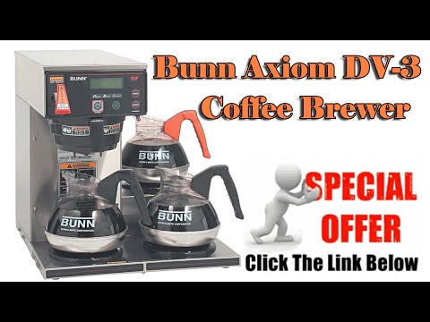 Bunn Coffee Brewer – Bunn 38700 0009 Axiom DV 3