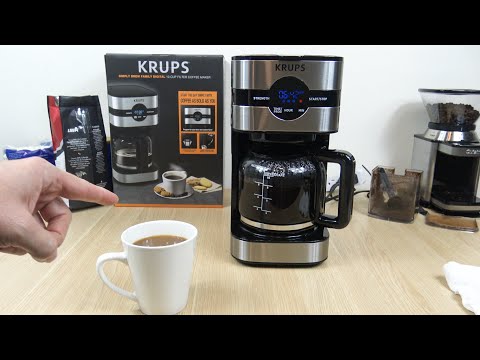 Krups Simply Brew Digital 10 Cup Coffeemaker – How to Use Demo
