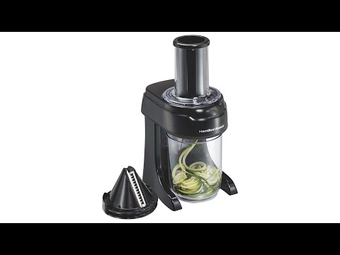 Best vegetable spiralizer | Hamilton Beach 3-in-1 Electric Vegetable Spiralizer & Slicer
