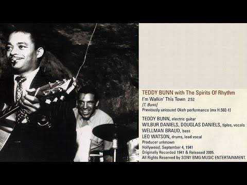 Teddy Bunn w/The Spirits Of Rhythm "I'm Walkin' This Town" 1941