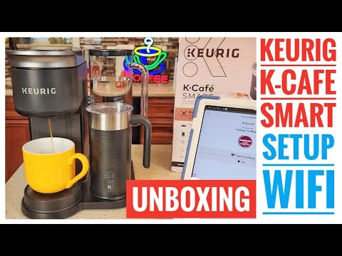 JUST RELEASED KEURIG K-Cafe SMART Coffee Maker Latte Cappuccino  Unboxing & How To Setup Wi-Fi