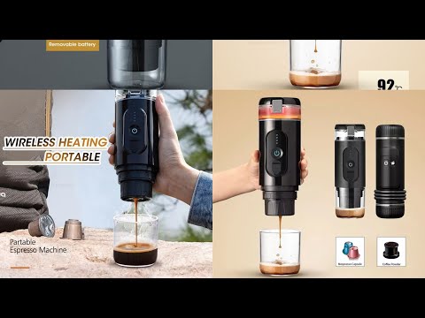 🎯 SMART PORTABLE ESPRESSO RECHARGEABLE COFFEE MAKER CUP TRAVEL OR HOME #Shorts