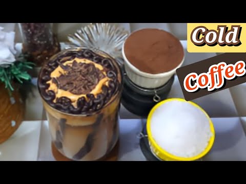 Cold coffee Recipe (without machine) Quick And Easy #coffee #coldcoffee