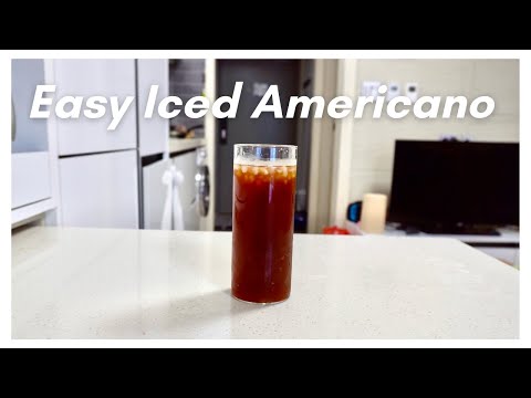 How To Make Korean Iced Americano with MAXIM COFFEE RECIPE
