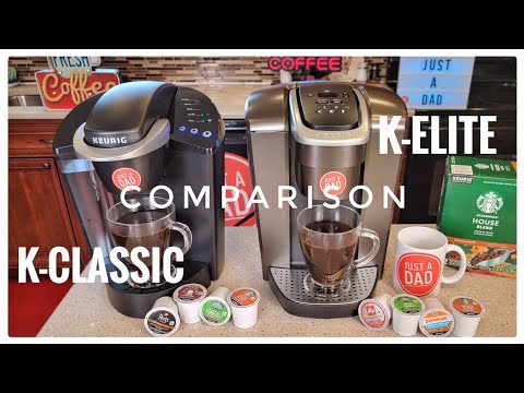 Keurig K-Classic vs K-Elite Coffee Maker K-Cup Brewer Comparison    Which One Is Better???
