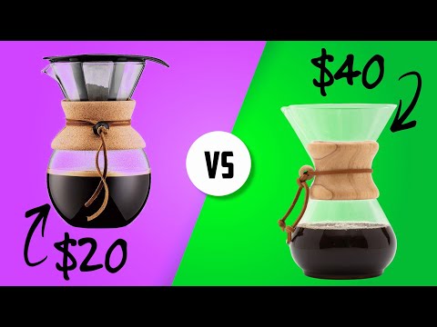 Chemex vs Bodum  – Pour Over Coffee Makers Compared