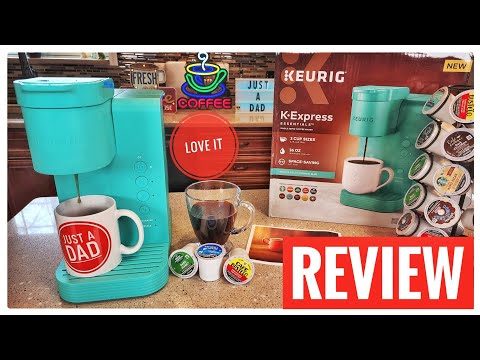 REVIEW Keurig K-Express Essentials Single Serve K-Cup Coffee Maker Tropical Blue HOW TO MAKE COFFEE