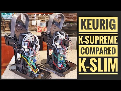 Keurig K-Supreme COMPARED To K-Slim On The INSIDE  What is Different?