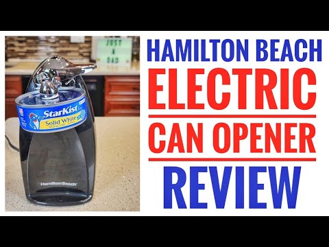 How To Use Hamilton Beach Electric Can Opener Review